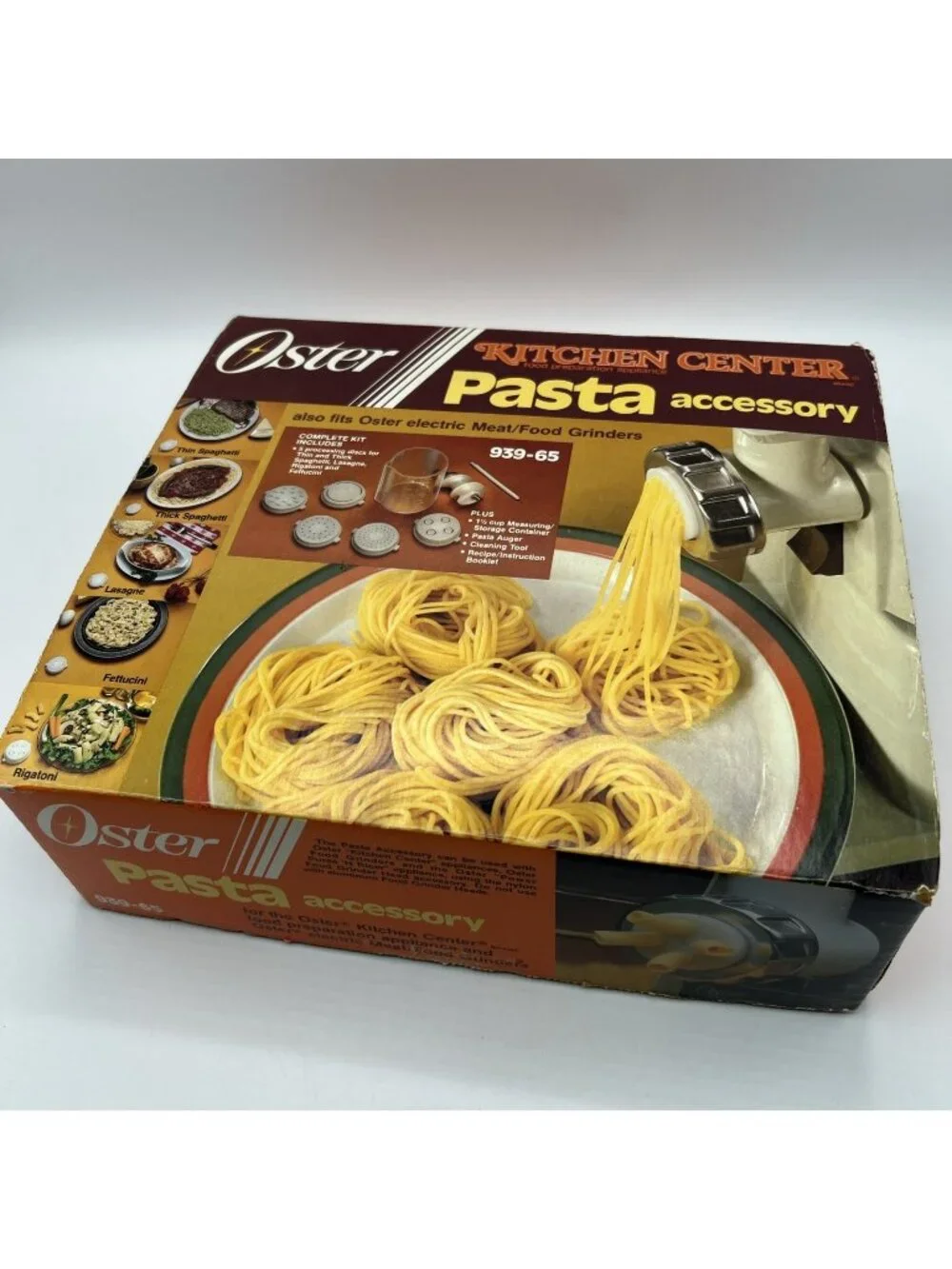 Oster Kitchen Center Pasta Accessory Meat Food Grinder Attachment 939-65